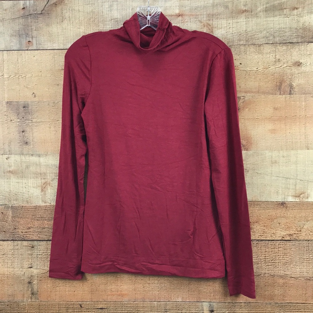 Heather Red long Sleeve Shirt Size S